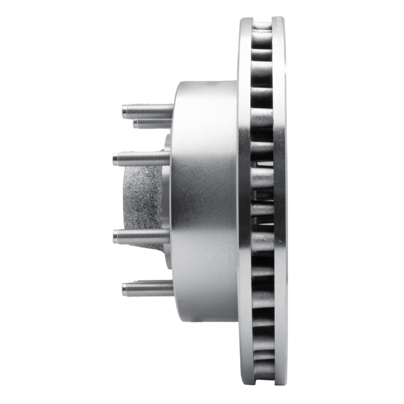 Ford F-250 Brake Rotor (1) - Front Left - R1 Concepts - Drilled & Slotted - Silver - `03-`05